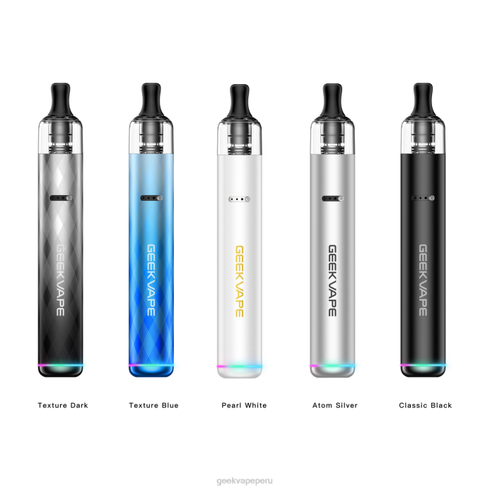 GeekVape Buy Online - GeekVape kit de pluma vapeador wenax s3 (stylus 3) 1100mah textura azul 4NDP65